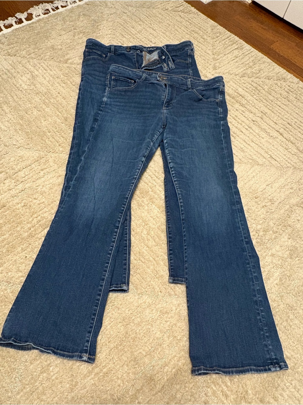 American Eagle Outfitters Dark Blue Flare Jeans